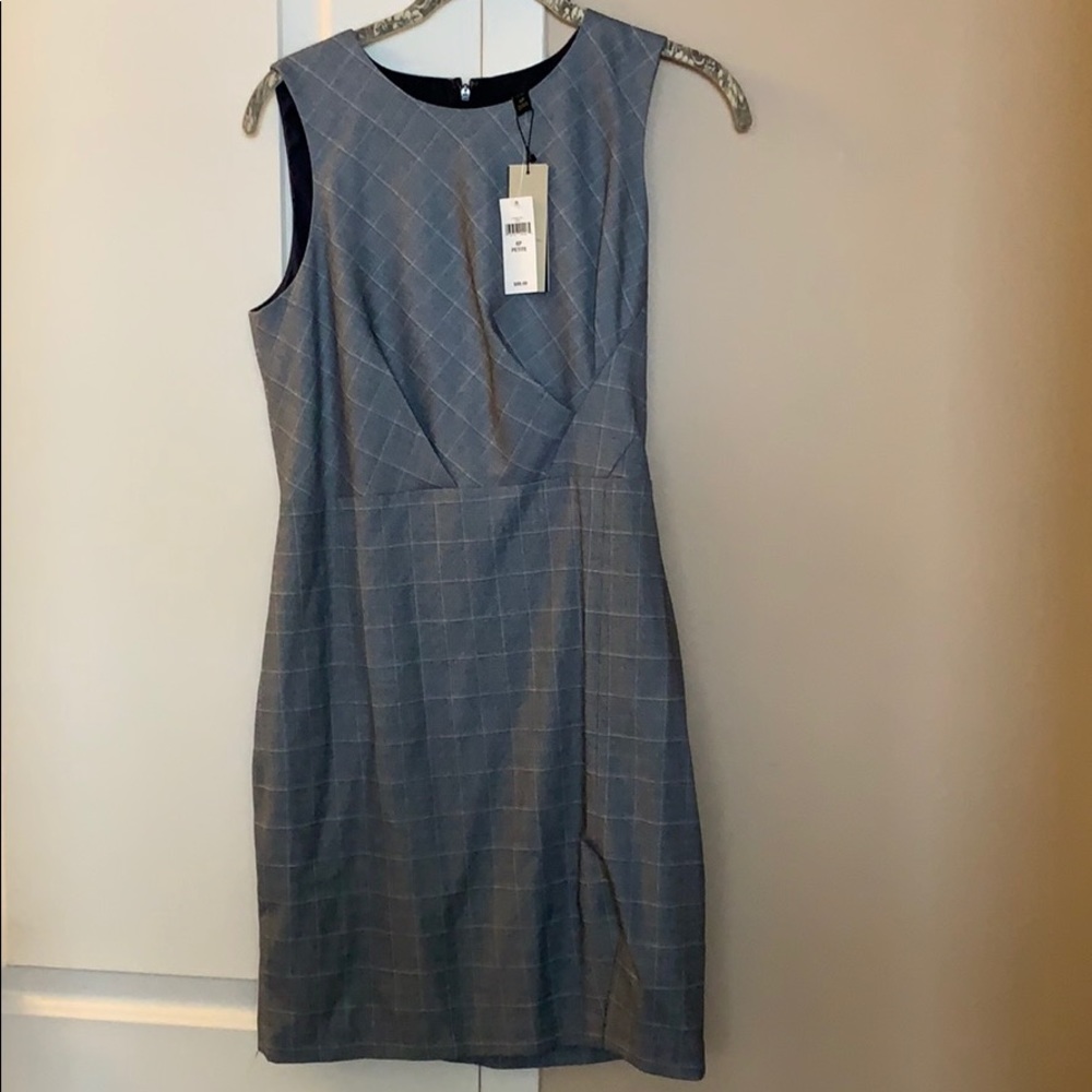 NWT Banana Republic Check Sheath Dress
